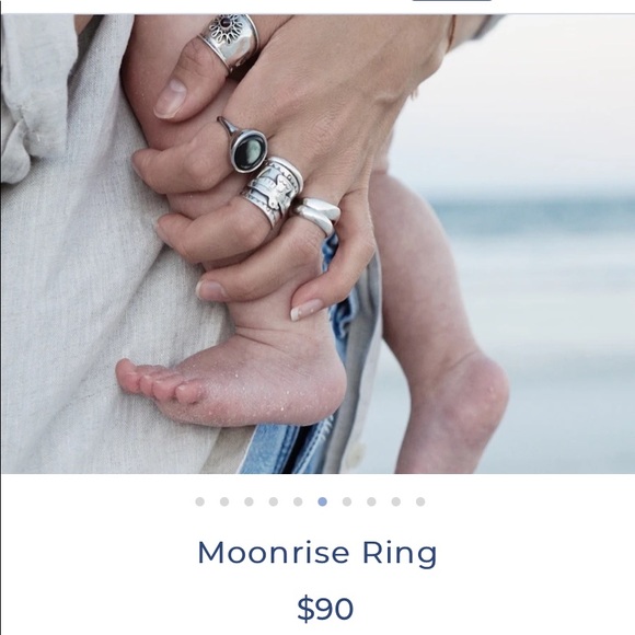 Moonglow Ring - “ New Moon “ Size 8 - Picture 9 of 16